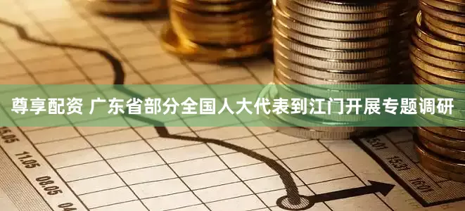 尊享配资 广东省部分全国人大代表到江门开展专题调研