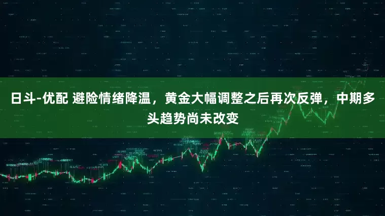 日斗-优配 避险情绪降温，黄金大幅调整之后再次反弹，中期多头趋势尚未改变